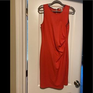 Kenneth Cole Hot Pink Sheath Body Con Dress